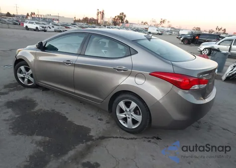 2013 Hyundai Elantra Gls/Limited из США, поврежденный, VIN 5NPDH4AE0DH205631